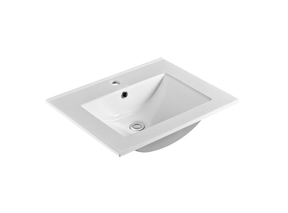 Keramické umyvadlo SLIM - 61x46x18 cm - bílé