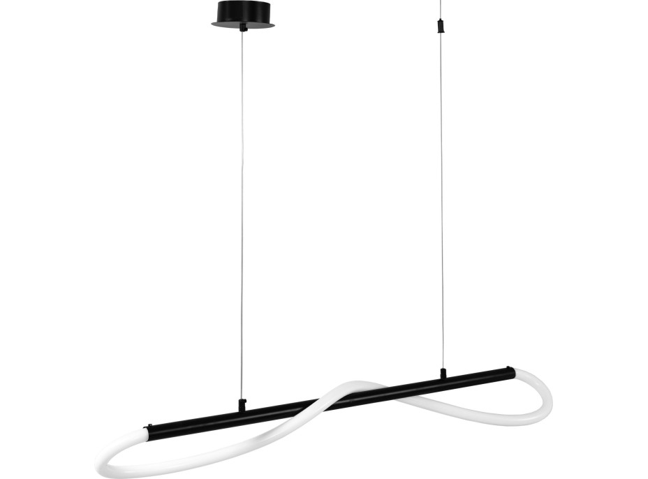 Stropní LED svítidlo CURVE - 60W - černé