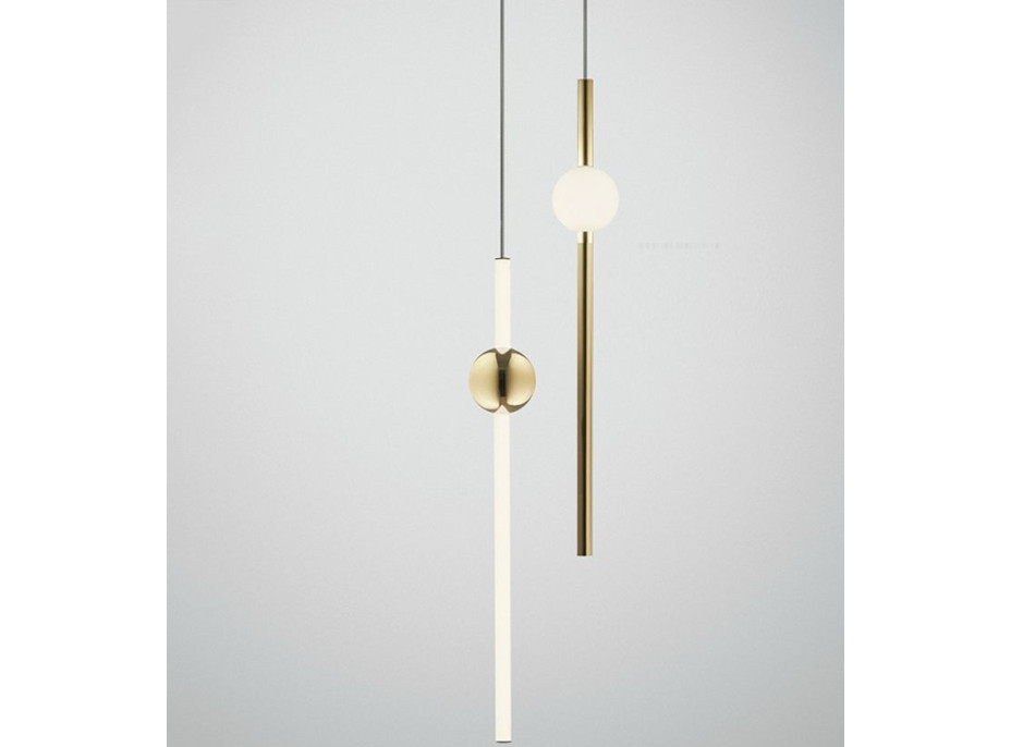 Stropní LED svítidlo BAR svislé - 12W - zlaté