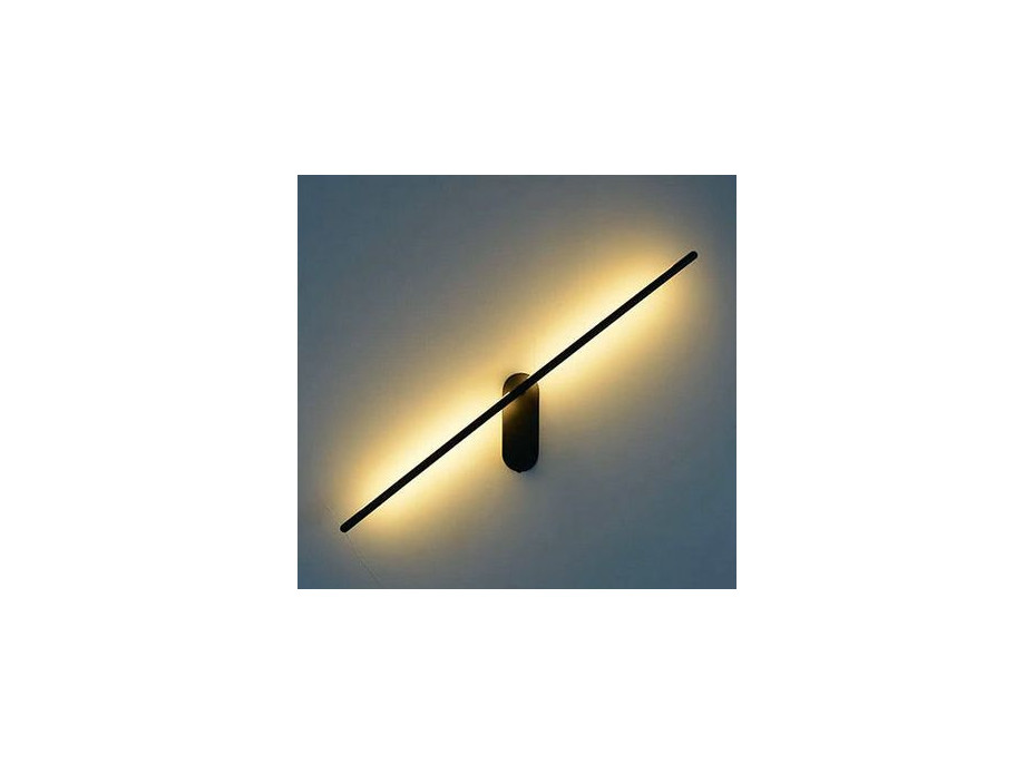 Nástěnné LED svítidlo ROD center - 92 cm - 12W - černé