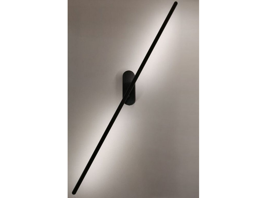 Nástěnné LED svítidlo ROD center - 92 cm - 12W - černé