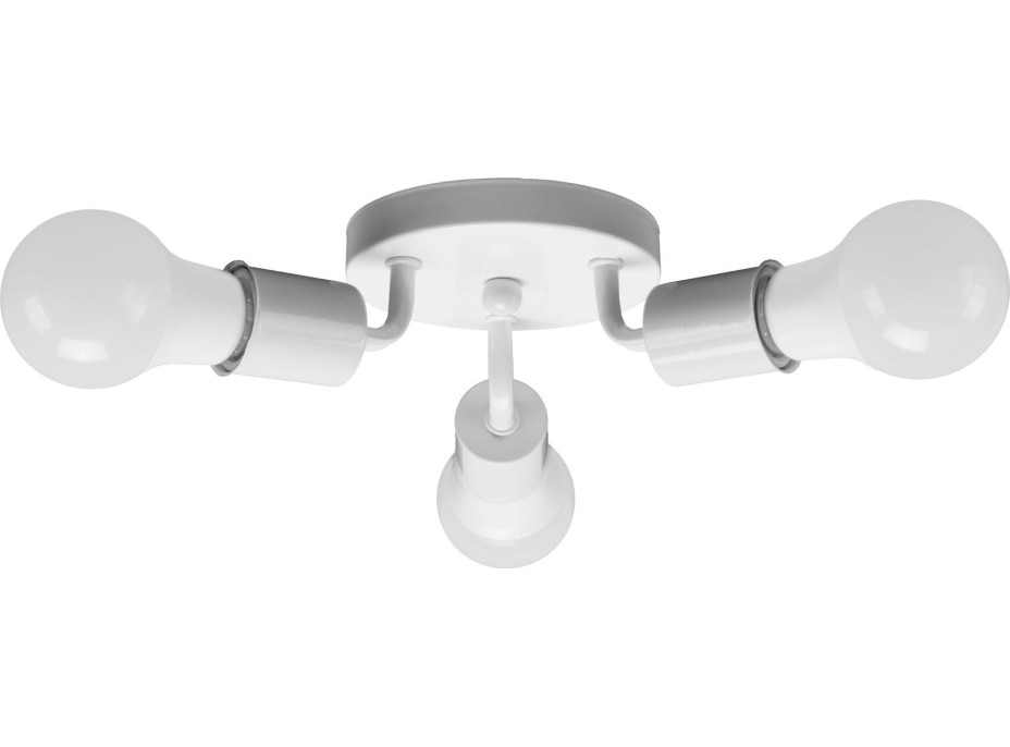 Stropní svítidlo TRIO round - 20x20x8 cm - bílé