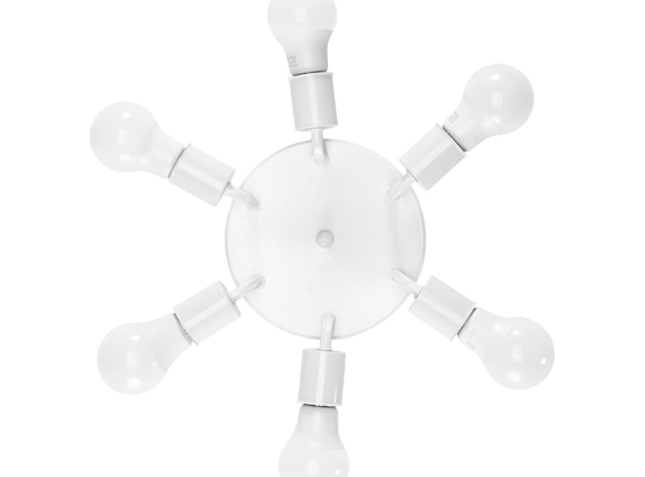 Stropní svítidlo HEXA round - 24,5x24,5x4,5 cm - bílé