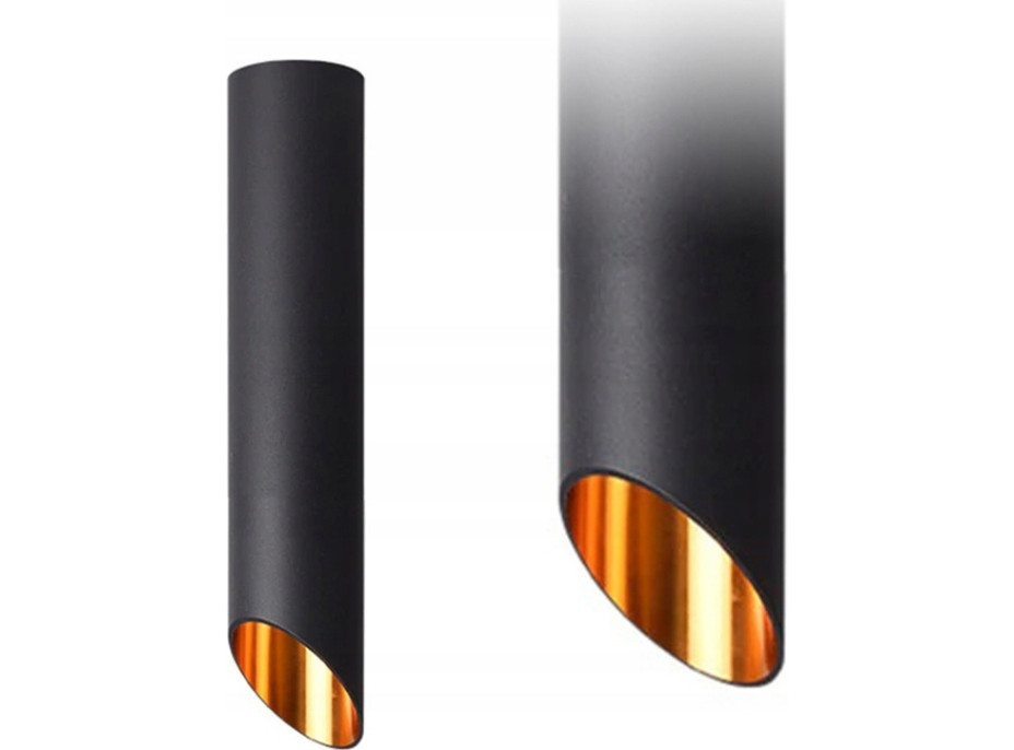 Stropní svítidlo SPIKE 30 cm - černé/zlaté