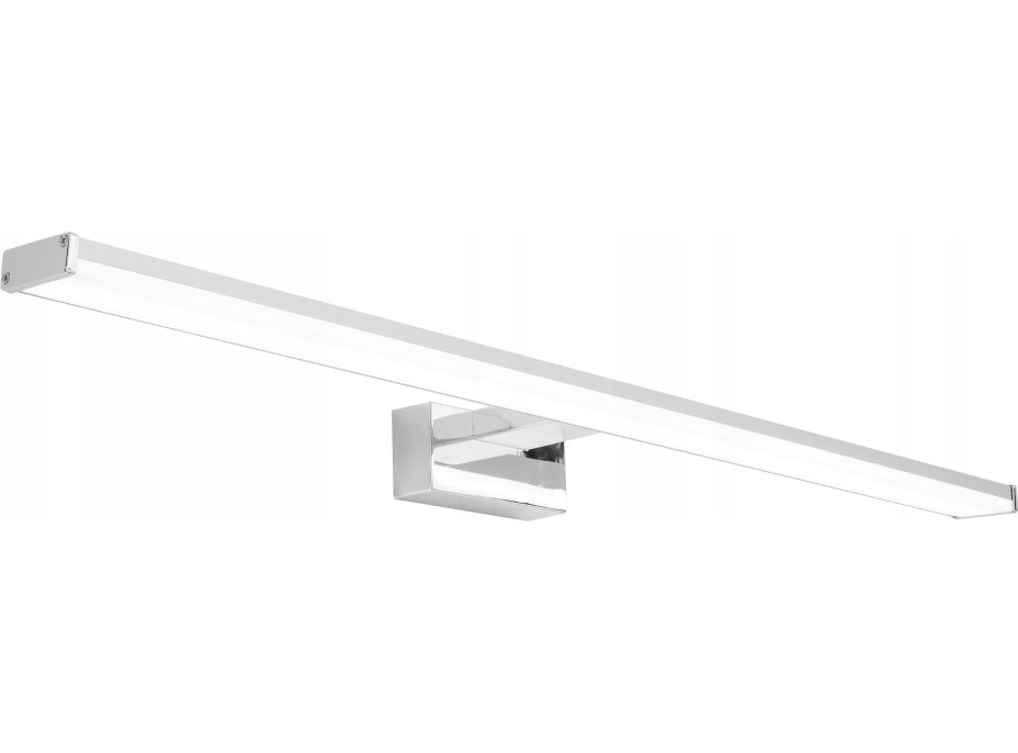 Nástěnné LED svítidlo nad zrcadlo WALL - 68 cm - 15W - chromové