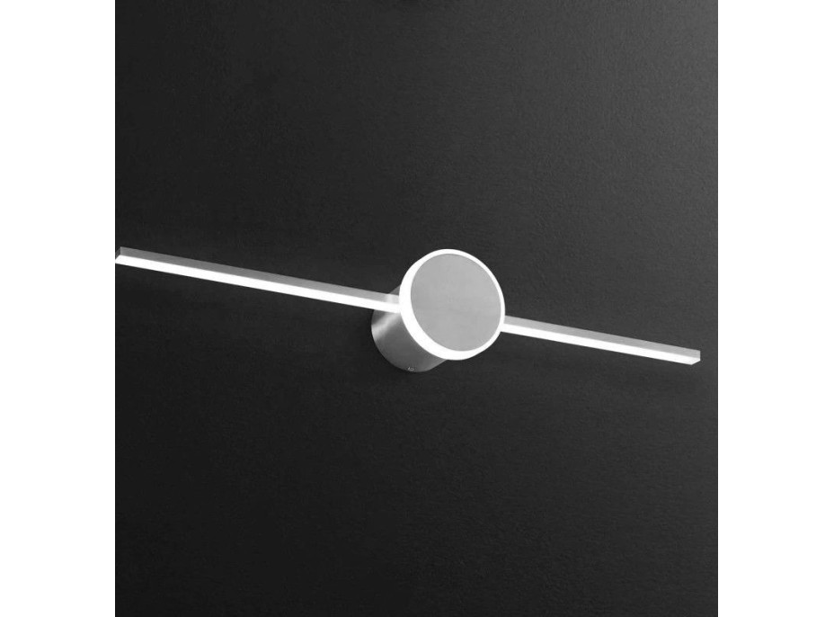 Nástěnné LED svítidlo nad zrcadlo PROPELLER - 61 cm - 15W - chromové