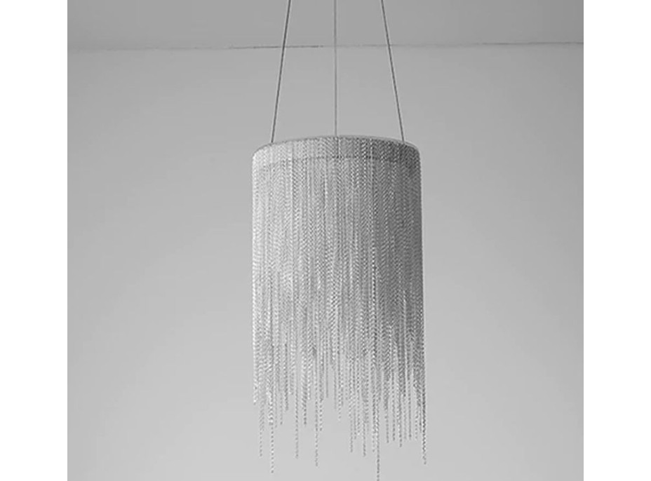 Stropní LED křišťálové svítidlo WATERFALL - 10W - chromové