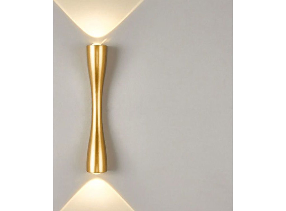 Nástěnné LED svítidlo HOURGLASS - 10W - zlaté