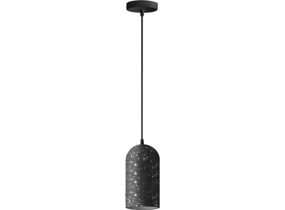 Stropní svítidlo GRAUT typ B - betonové - černé