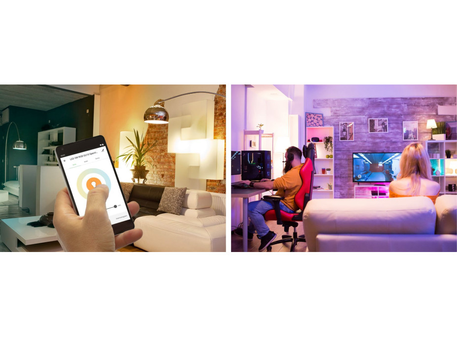 Žárovka E27 - Wi-Fi LED - 5W - 600lm - 2700-6500K