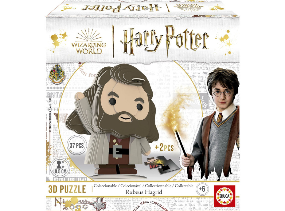 EDUCA 3D puzzle Harry Potter: Rubeus Hagrid 37 dílků