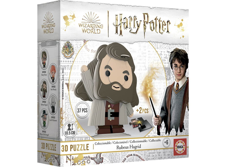 EDUCA 3D puzzle Harry Potter: Rubeus Hagrid 37 dílků