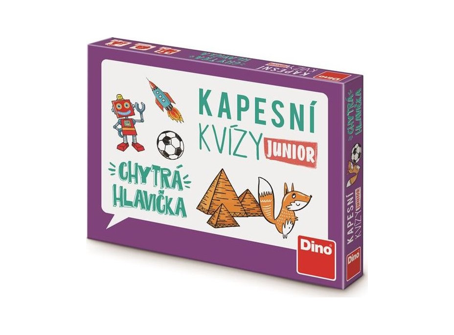 DINO Kapesní kvízy junior: Chytrá hlavička