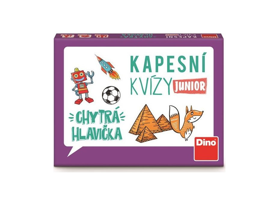 DINO Kapesní kvízy junior: Chytrá hlavička