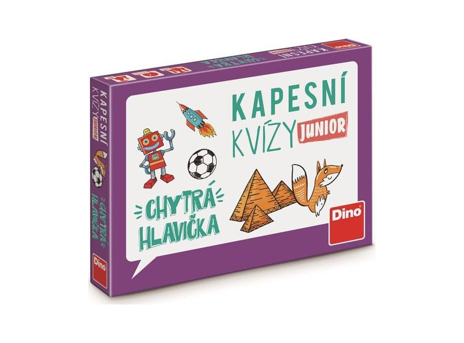 DINO Kapesní kvízy junior: Chytrá hlavička