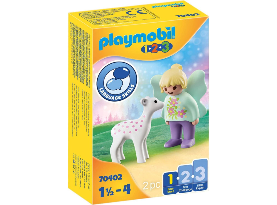 PLAYMOBIL® 1.2.3 70402 Vílí kamarádka s kolouškem