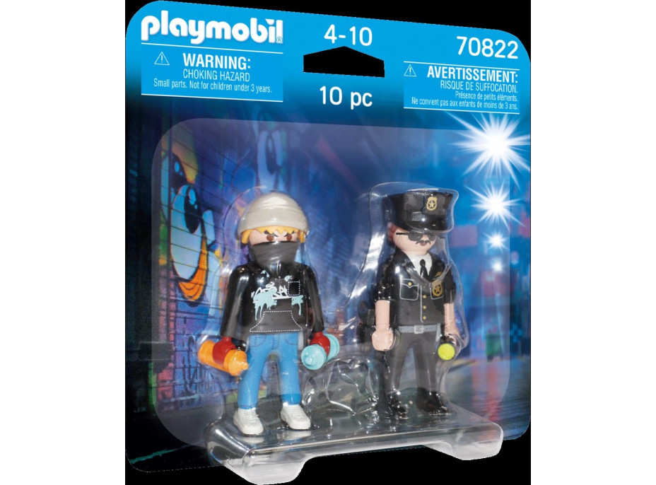 PLAYMOBIL® Duo Pack 70822 Policista a sprejer