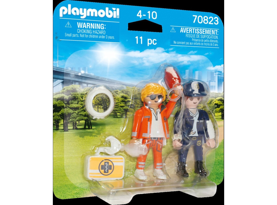 PLAYMOBIL® Duo Pack 70823 Pohotovostní lékař a policistka