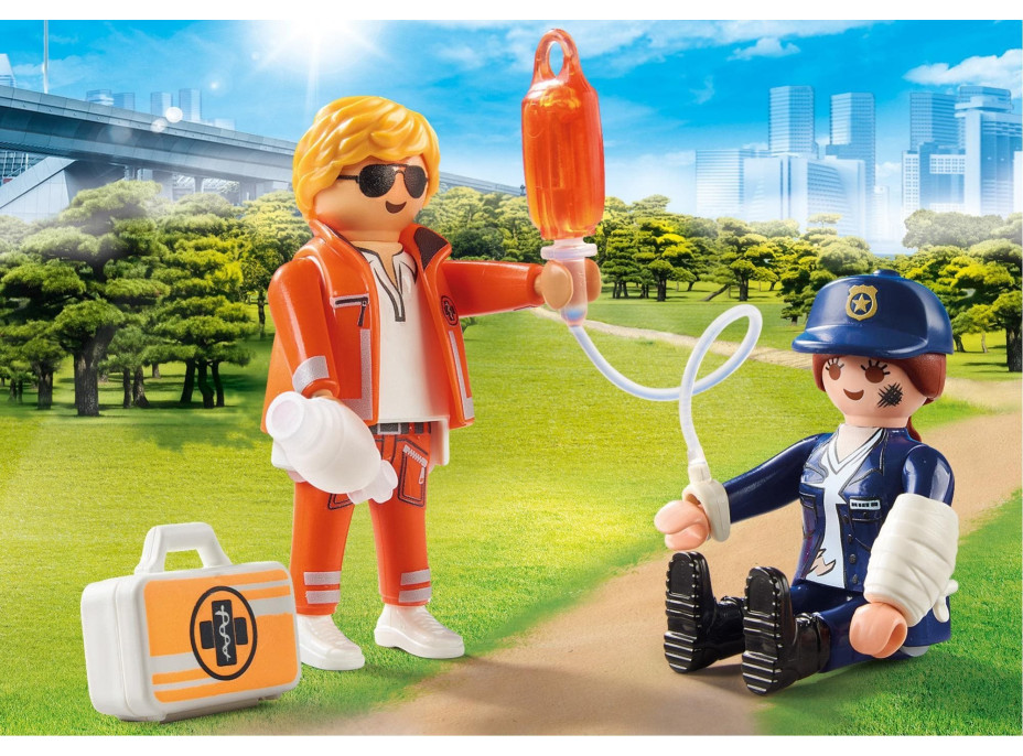 PLAYMOBIL® Duo Pack 70823 Pohotovostní lékař a policistka