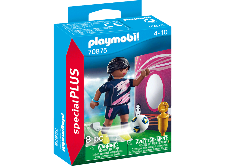 PLAYMOBIL® Special Plus 70875 Fotbalistka s brankou