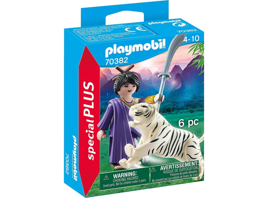 PLAYMOBIL® Special Plus 70382 Asijská bojovnice s tygrem