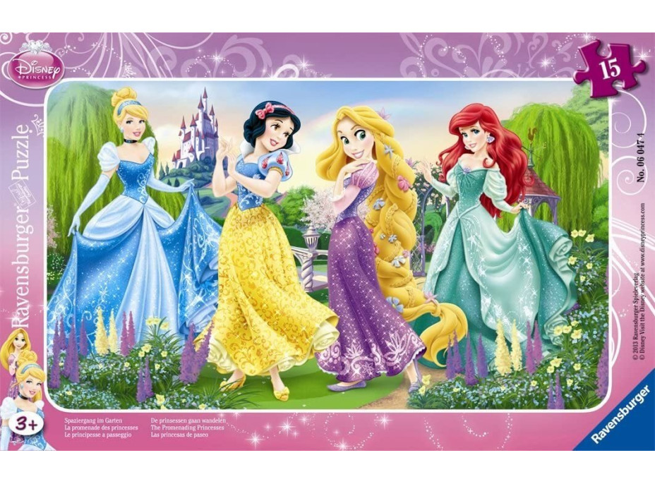 RAVENSBURGER Puzzle Disney Princezny 15 dílků