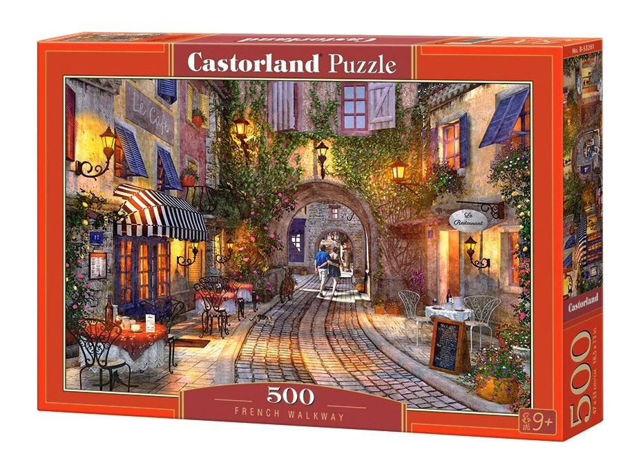 CASTORLAND Puzzle Francouzská ulička 500 dílků