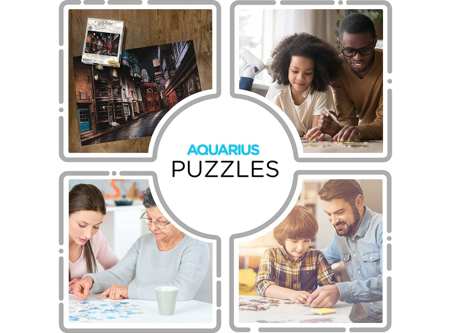 AQUARIUS Puzzle Harry Potter: Příčná ulice 1000 dílků