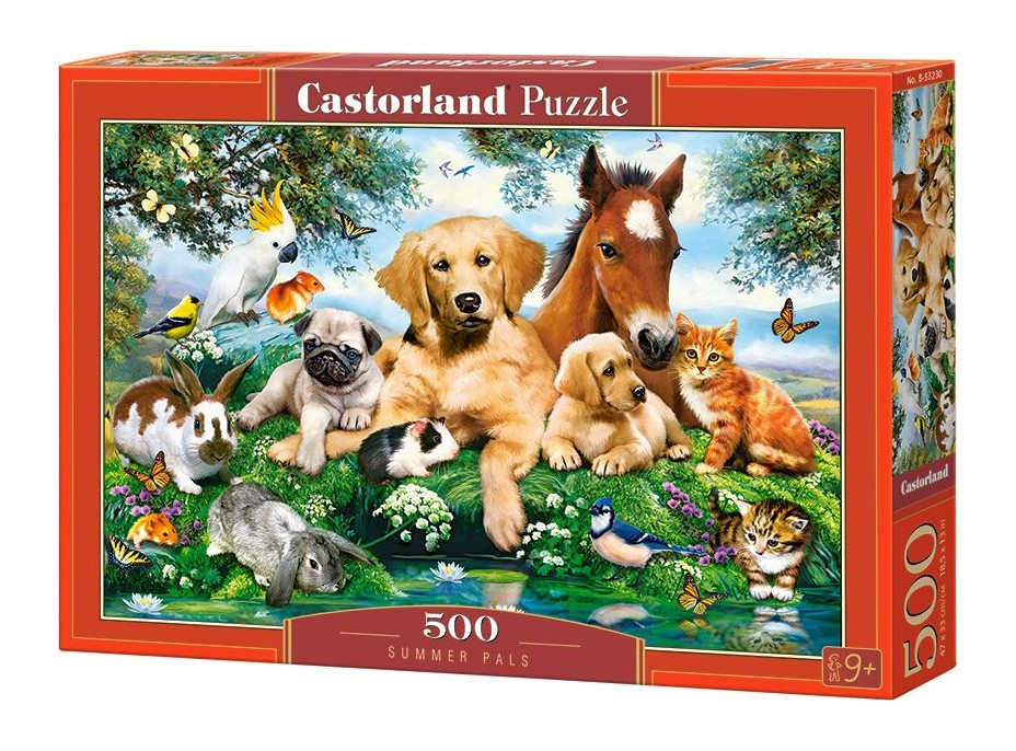 CASTORLAND Puzzle Letní přátelé 500 dílků