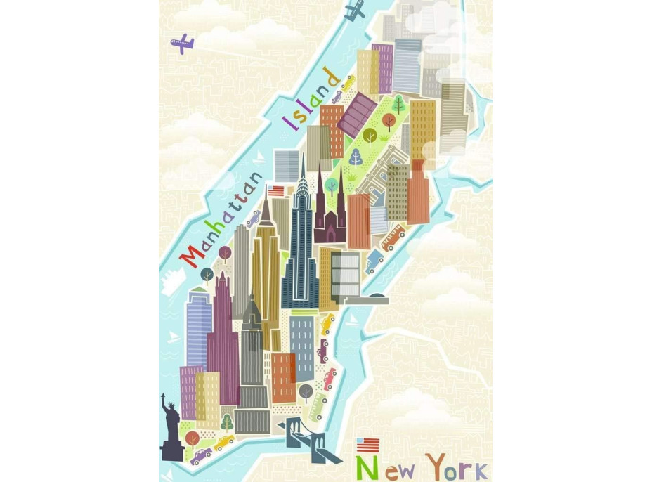 RAVENSBURGER Puzzle Moment: New York 99 dílků