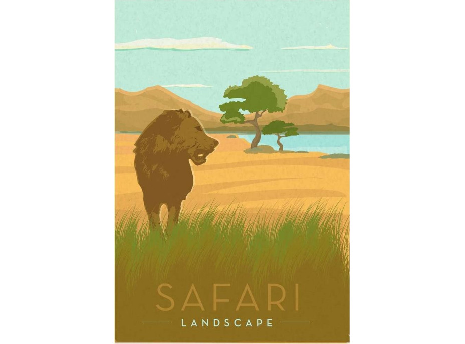 RAVENSBURGER Puzzle Moment: Safari 99 dílků