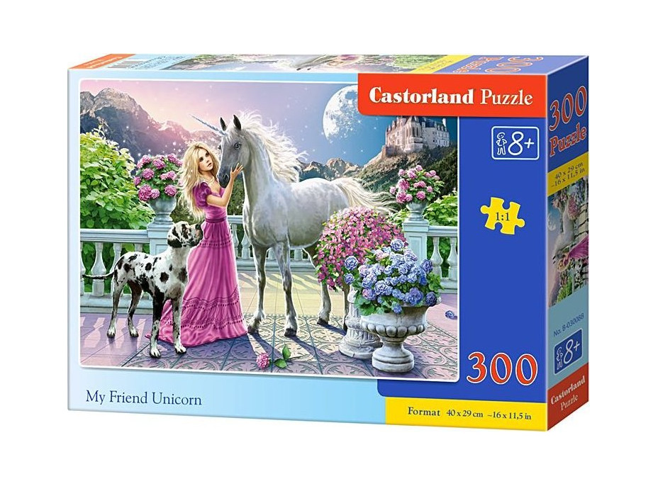 CASTORLAND Puzzle Můj přítel jednorožec 300 dílků