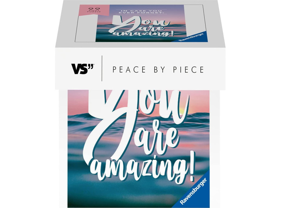 RAVENSBURGER Puzzle Peace by Piece: You are amazing! 99 dílků