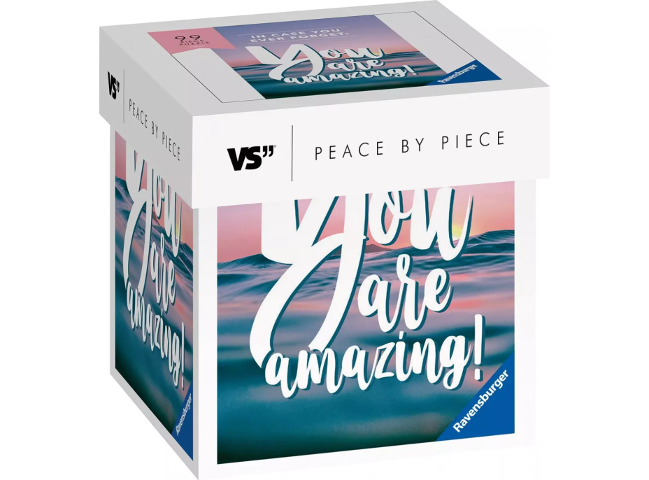 RAVENSBURGER Puzzle Peace by Piece: You are amazing! 99 dílků