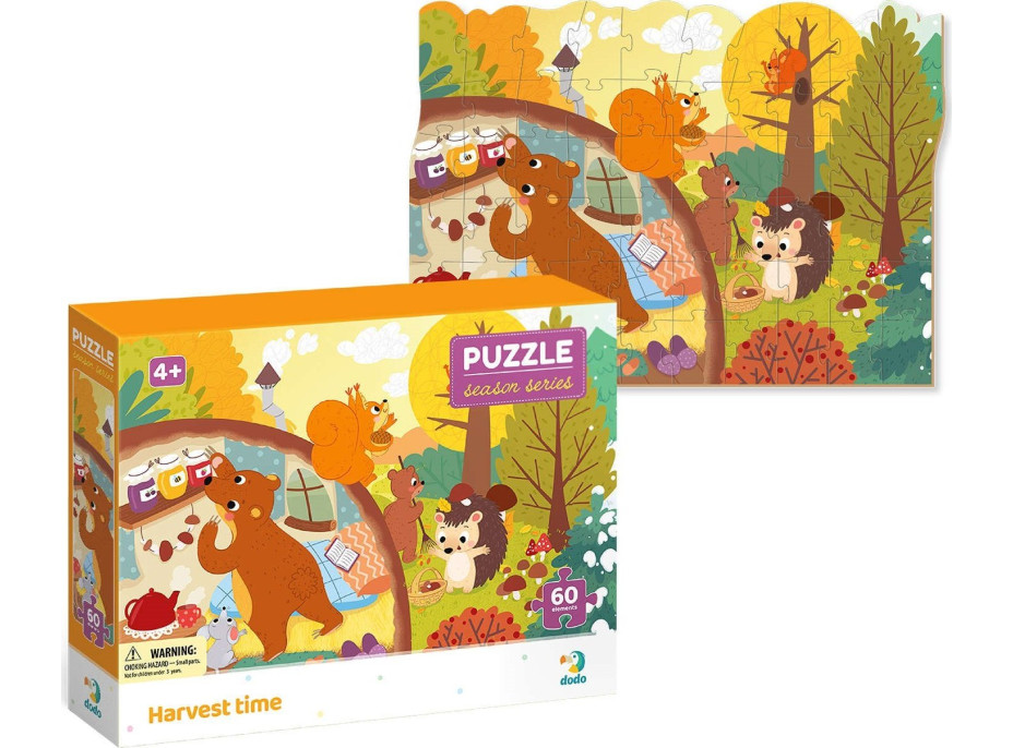 DODO Puzzle Roční období: Čas sklizně 60 dílků