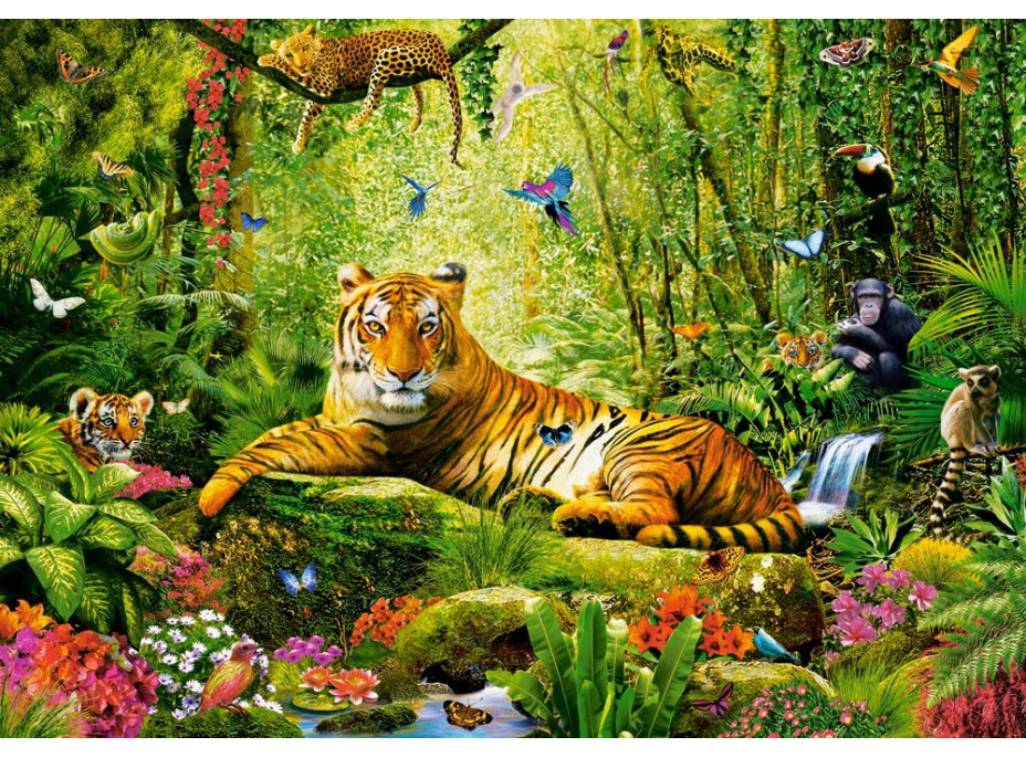 CASTORLAND Puzzle Tygří veličenstvo 500 dílků
