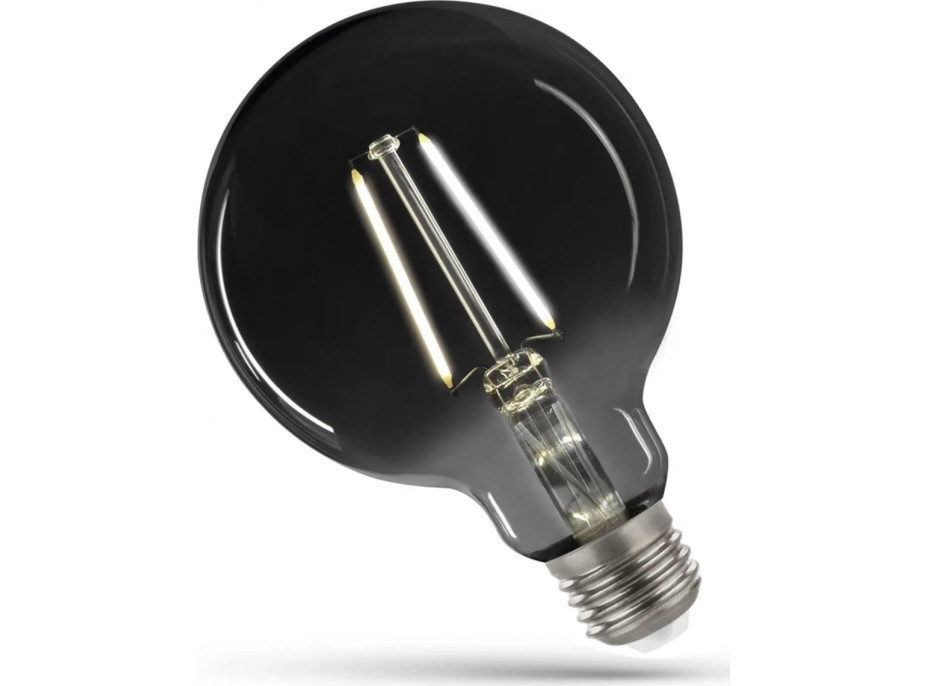 Žárovka E27 - LED retro Edison - kouřové sklo - 4,5W - 310lm - 4000K