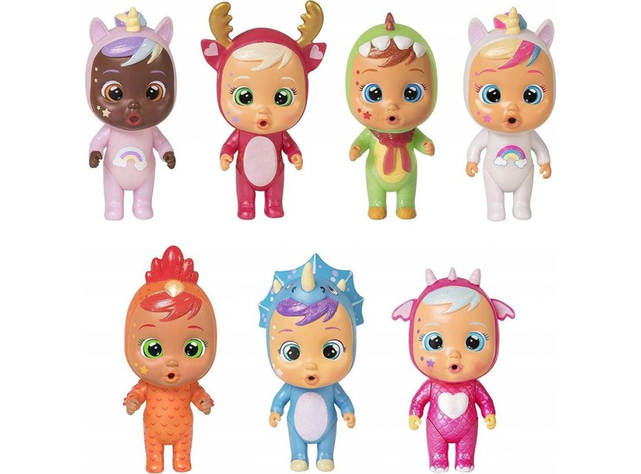 TM TOYS Cry Babies Magic Tears Fantasy Paci domeček - tmavě růžový