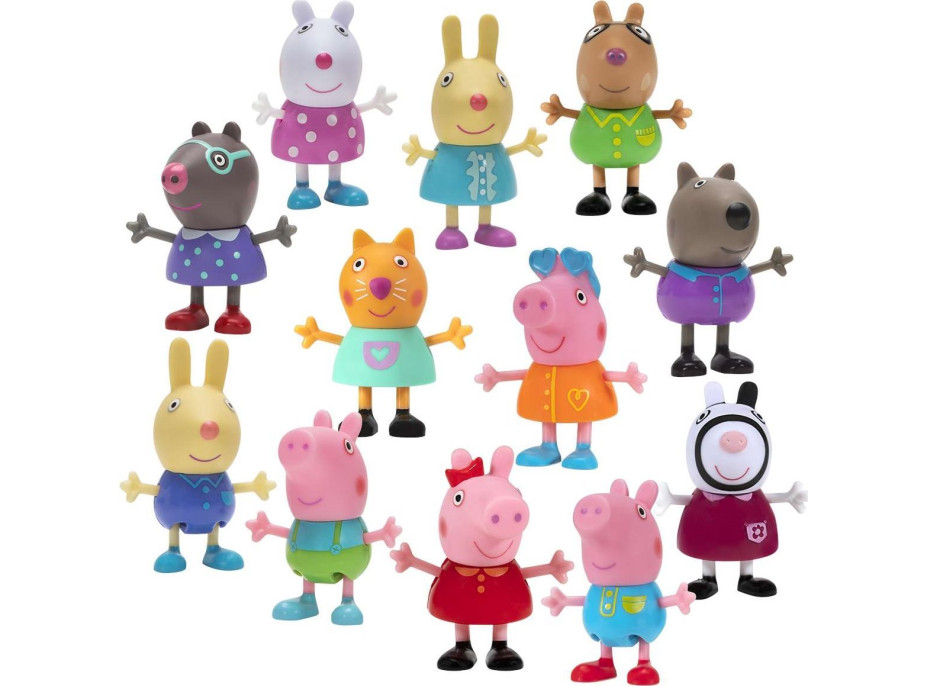 TM TOYS Prasátko Peppa - autíčko s figurkou 1 ks (mix)