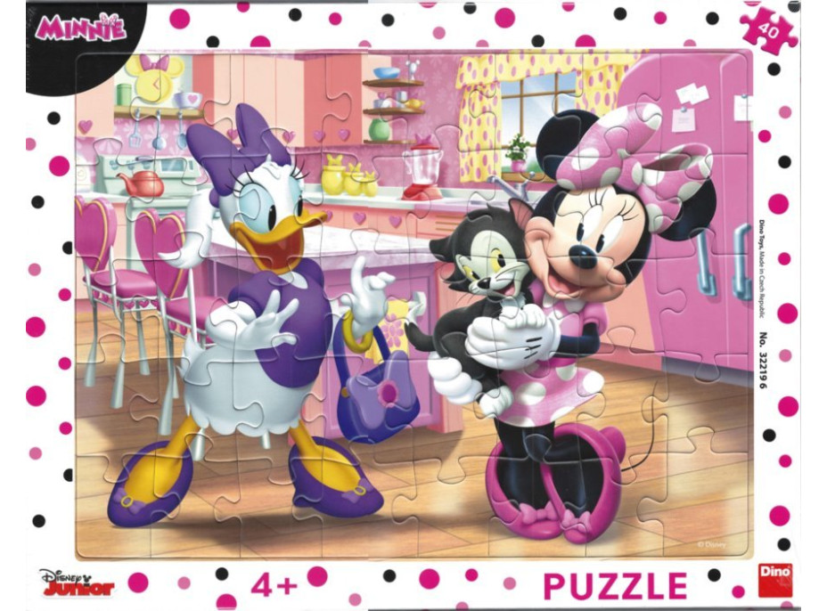 DINO Puzzle Minnie má nového mazlíčka 40 dílků