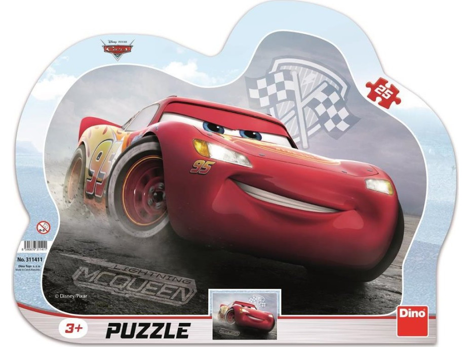 DINO Puzzle Blesk McQueen 25 dílků