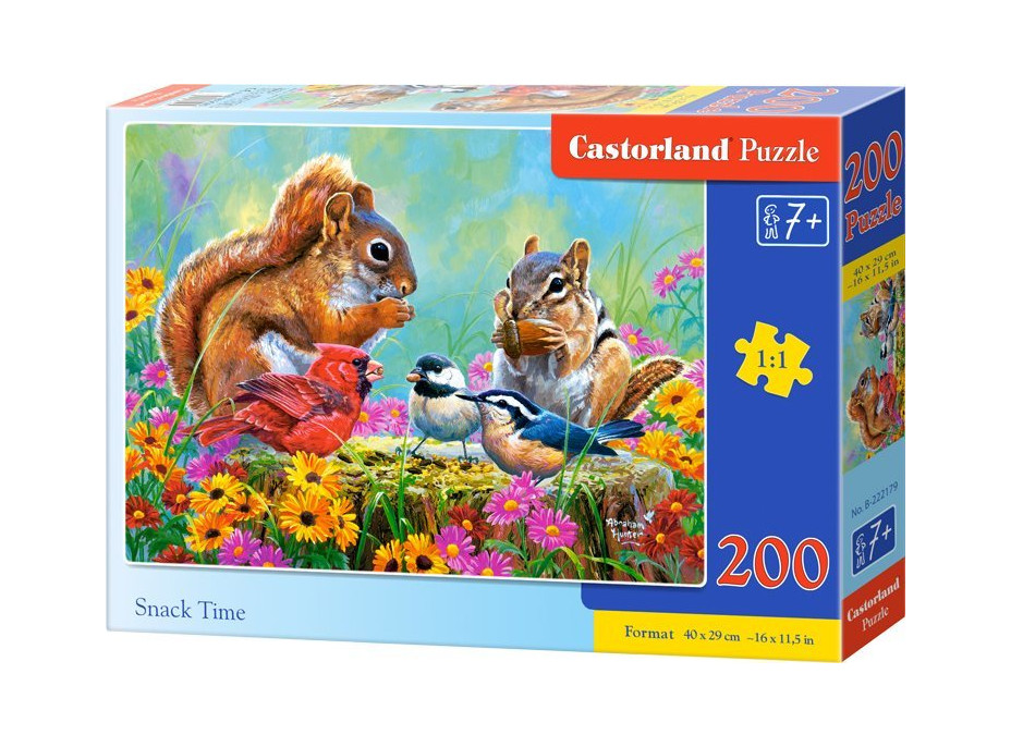 CASTORLAND Puzzle Čas na svačinku 200 dílků