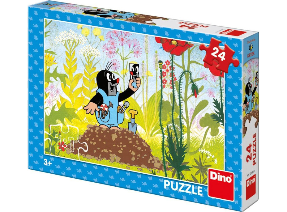 DINO Puzzle Krtek v kalhotkách 24 dílků