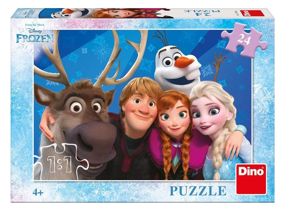DINO Puzzle Ledové království: Selfie 24 dílků