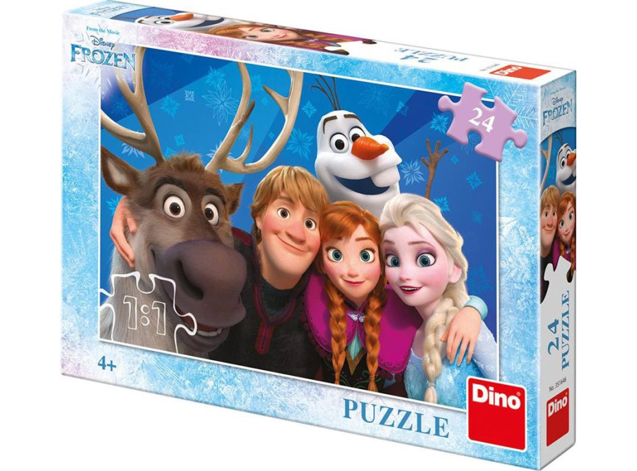 DINO Puzzle Ledové království: Selfie 24 dílků