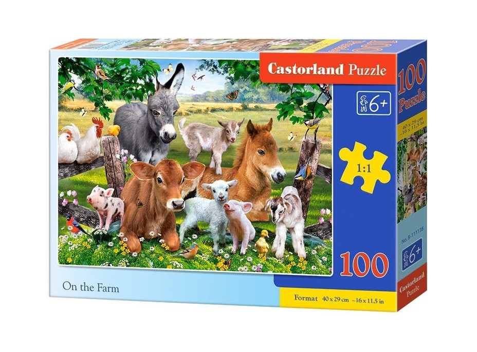 CASTORLAND Puzzle Na farmě 100 dílků