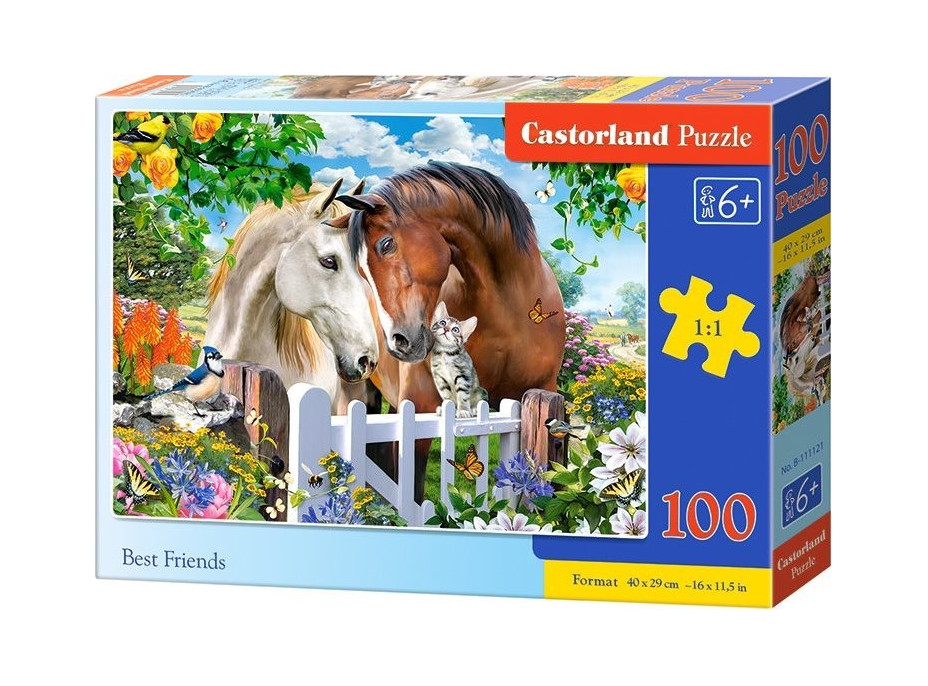CASTORLAND Puzzle Nejlepší přátelé 100 dílků