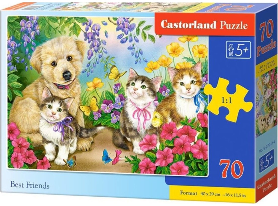 CASTORLAND Puzzle Nejlepší přátelé 70 dílků