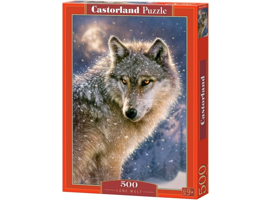 CASTORLAND Puzzle Osamělý vlk 500 dílků
