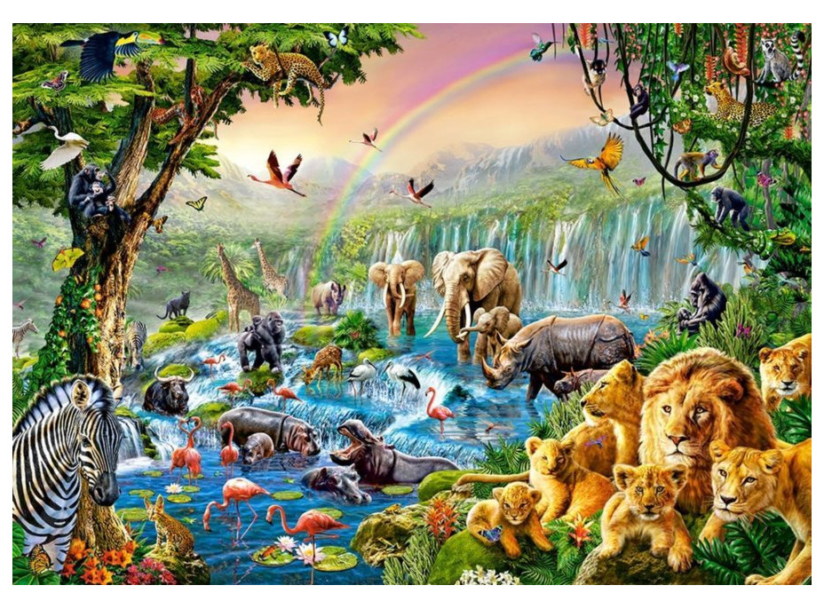 CASTORLAND Puzzle Řeka v džungli 500 dílků